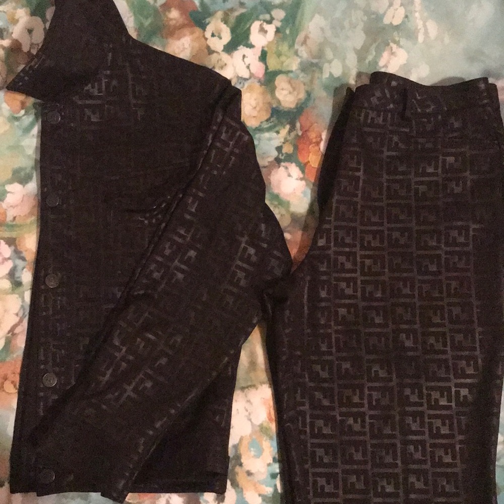 Authentic Vintage Fendi 2pc set (pants & jacket)